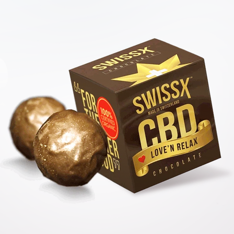 2 "Love'n Relax" CBD Chocolate Truffles (0.2% THC, 57% CBD)