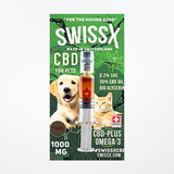 Swissx Hemp Oil for Pets, with Omega 3 (0.2% THC, 30% CBD) - 1 gram Syringe